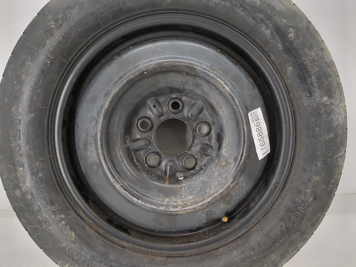 2007-2017 Jeep Patriot Spare Donut Tire Wheel Rim Oem - Oemusedautoparts1.com