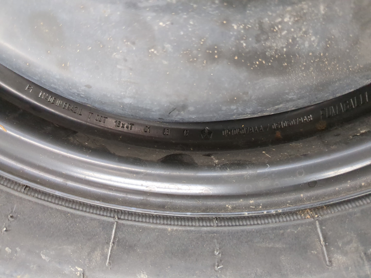 2007-2017 Jeep Patriot Spare Donut Tire Wheel Rim Oem - Oemusedautoparts1.com