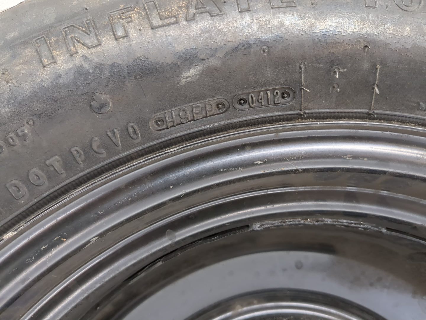 2007-2017 Jeep Patriot Spare Donut Tire Wheel Rim Oem - Oemusedautoparts1.com