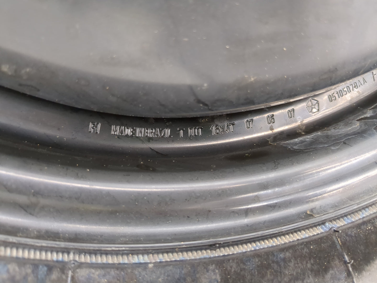 2007-2017 Jeep Patriot Spare Donut Tire Wheel Rim Oem - Oemusedautoparts1.com