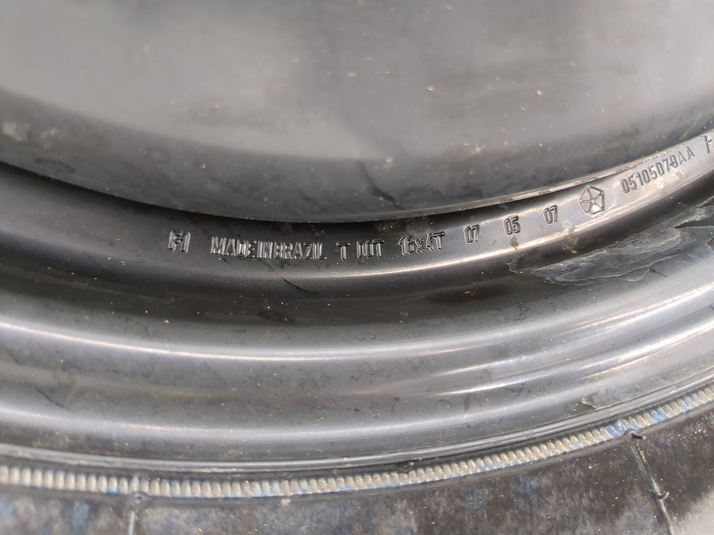 2007-2017 Jeep Patriot Spare Donut Tire Wheel Rim Oem - Oemusedautoparts1.com