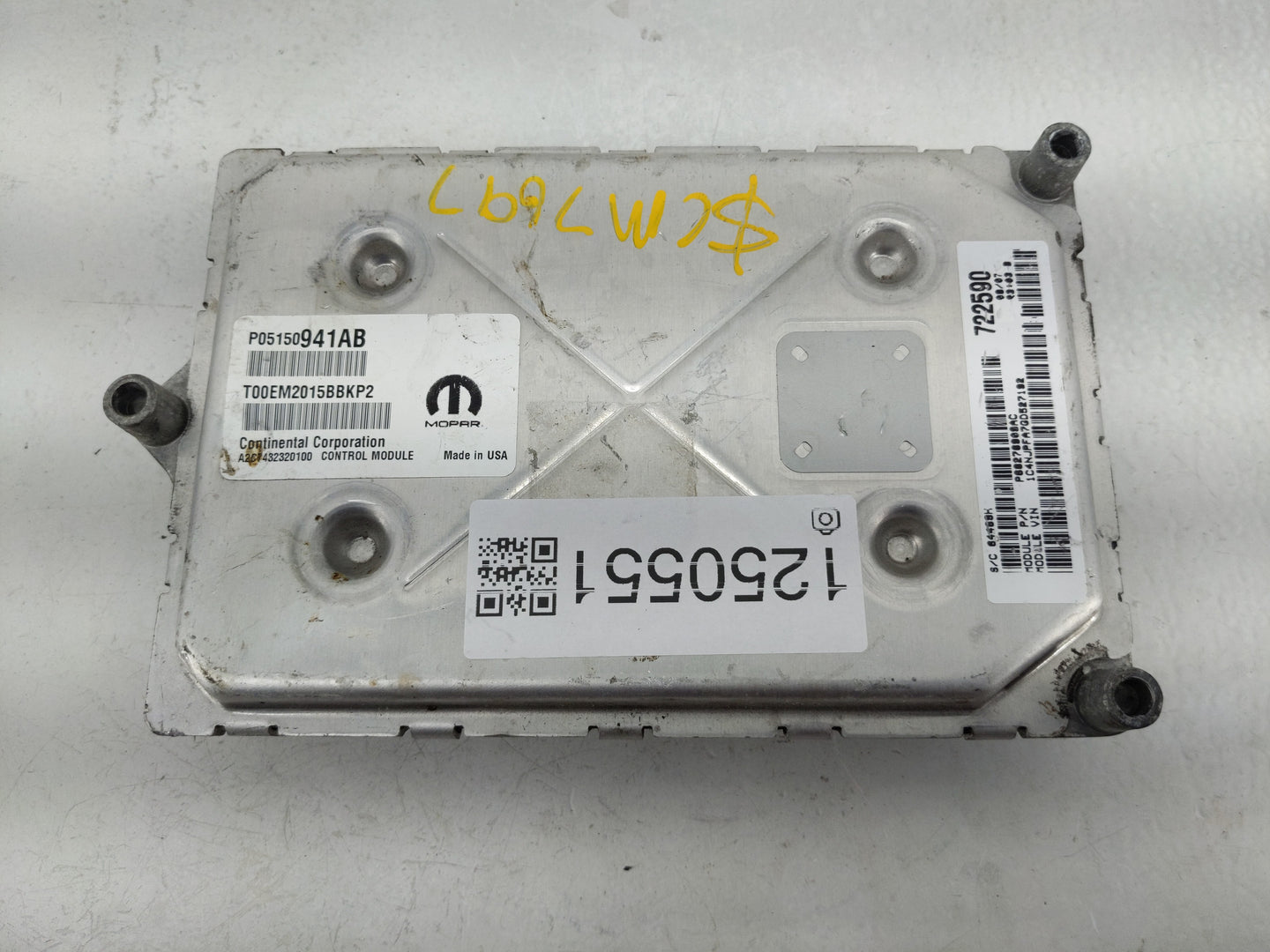 2015-2017 Jeep Patriot PCM Engine Control Computer ECU ECM PCU OEM P/N:P68276909AC P05150941AB Fits Fits 2015 2016 2017 OEM 