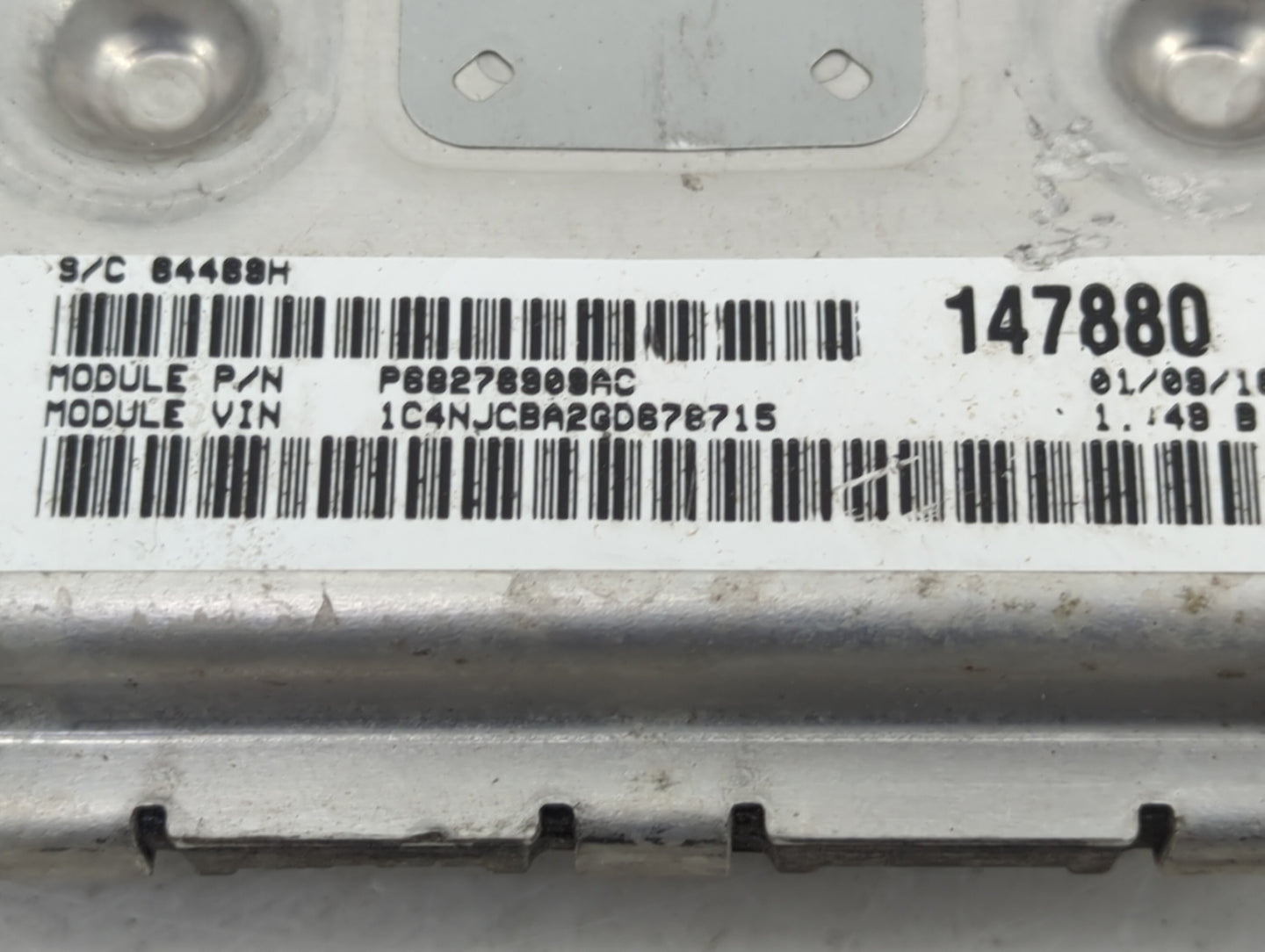 2015-2017 Jeep Patriot PCM Engine Control Computer ECU ECM PCU OEM P/N:05150941AB Fits Fits 2015 2016 2017 OEM Used Auto Par