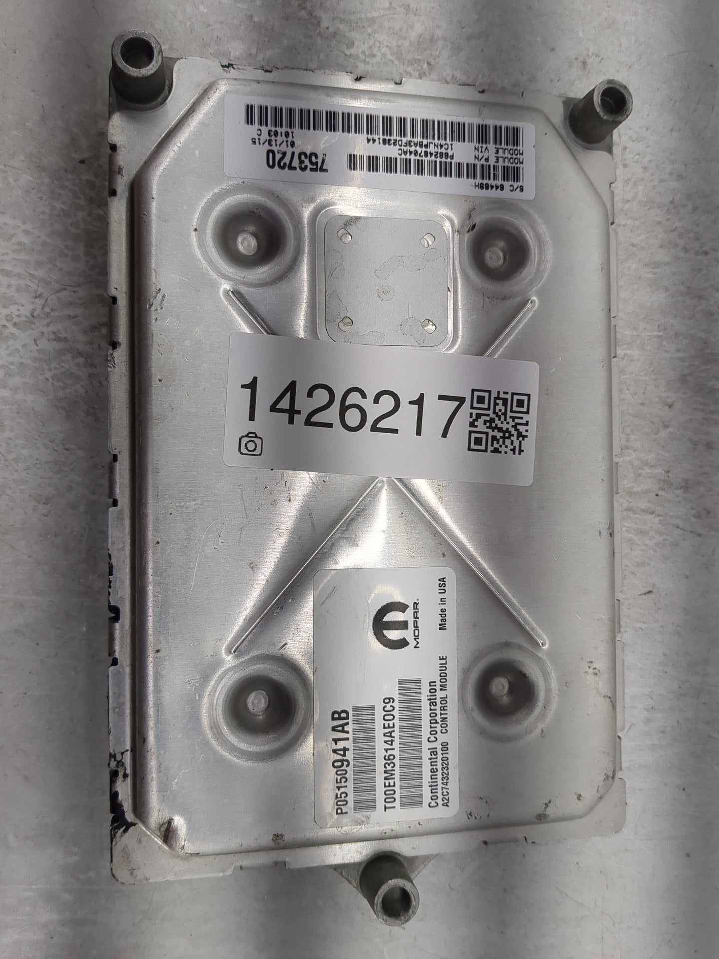 2013-2017 Jeep Patriot PCM Engine Control Computer ECU ECM PCU OEM P/N:P05150941AB Fits Fits 2013 2014 2015 2016 2017 OEM Us