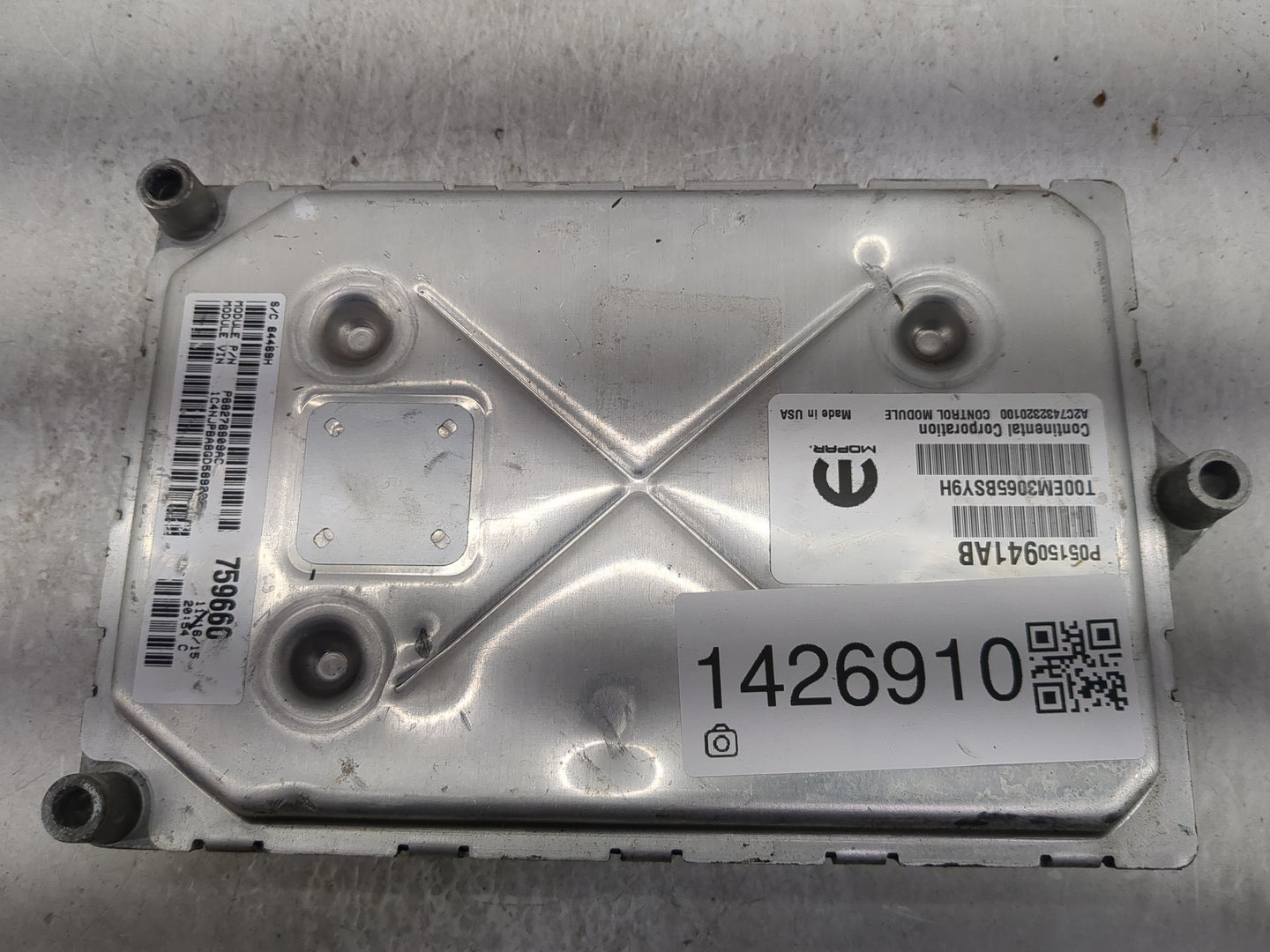 2013-2017 Jeep Patriot PCM Engine Control Computer ECU ECM PCU OEM P/N:P05150941AB Fits Fits 2013 2014 2015 2016 2017 OEM Us