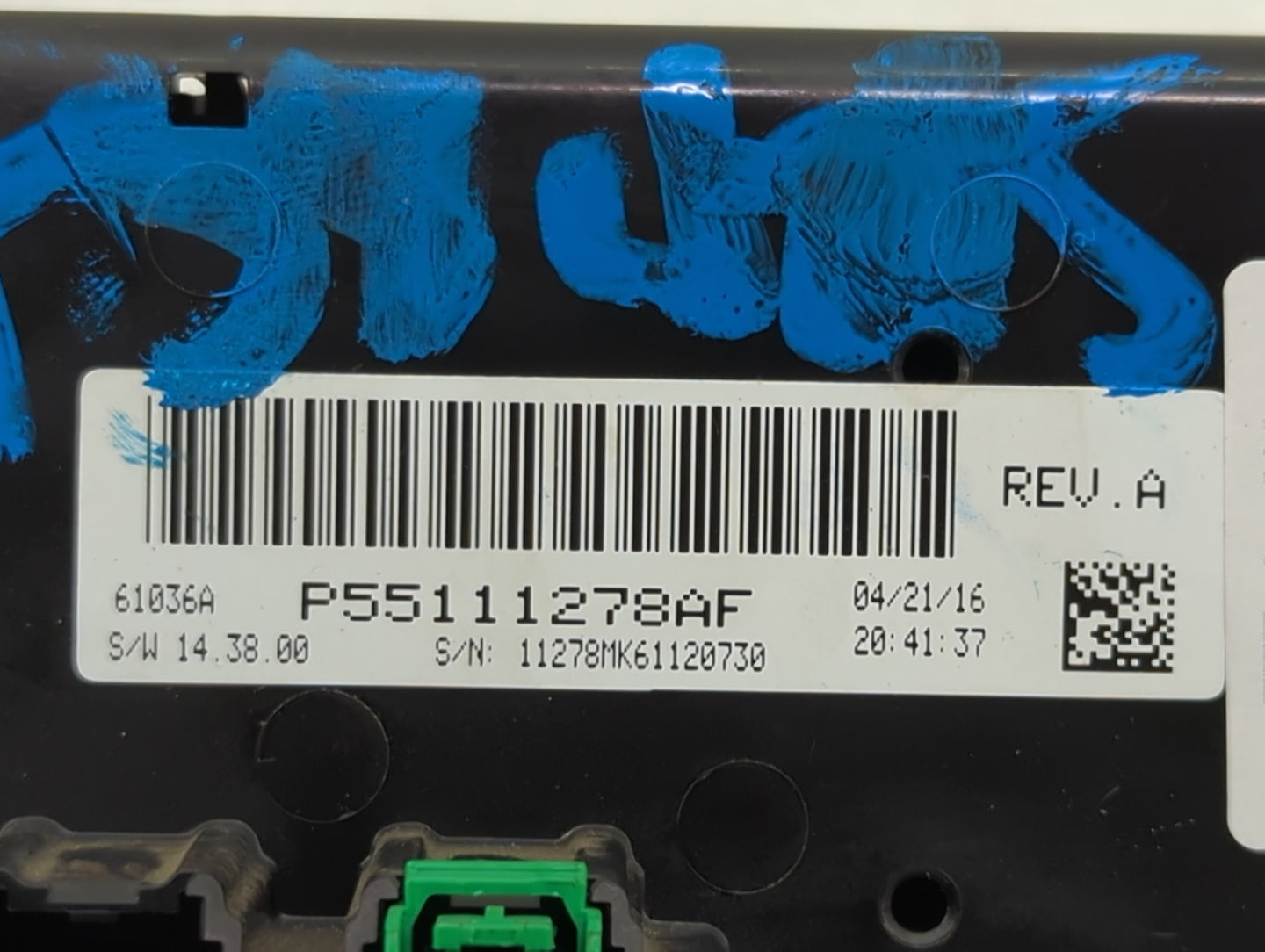 2011-2017 Jeep Patriot Climate Control Module Temperature AC/Heater Replacement P/N:P55111278AF Fits OEM Used Auto Parts - O