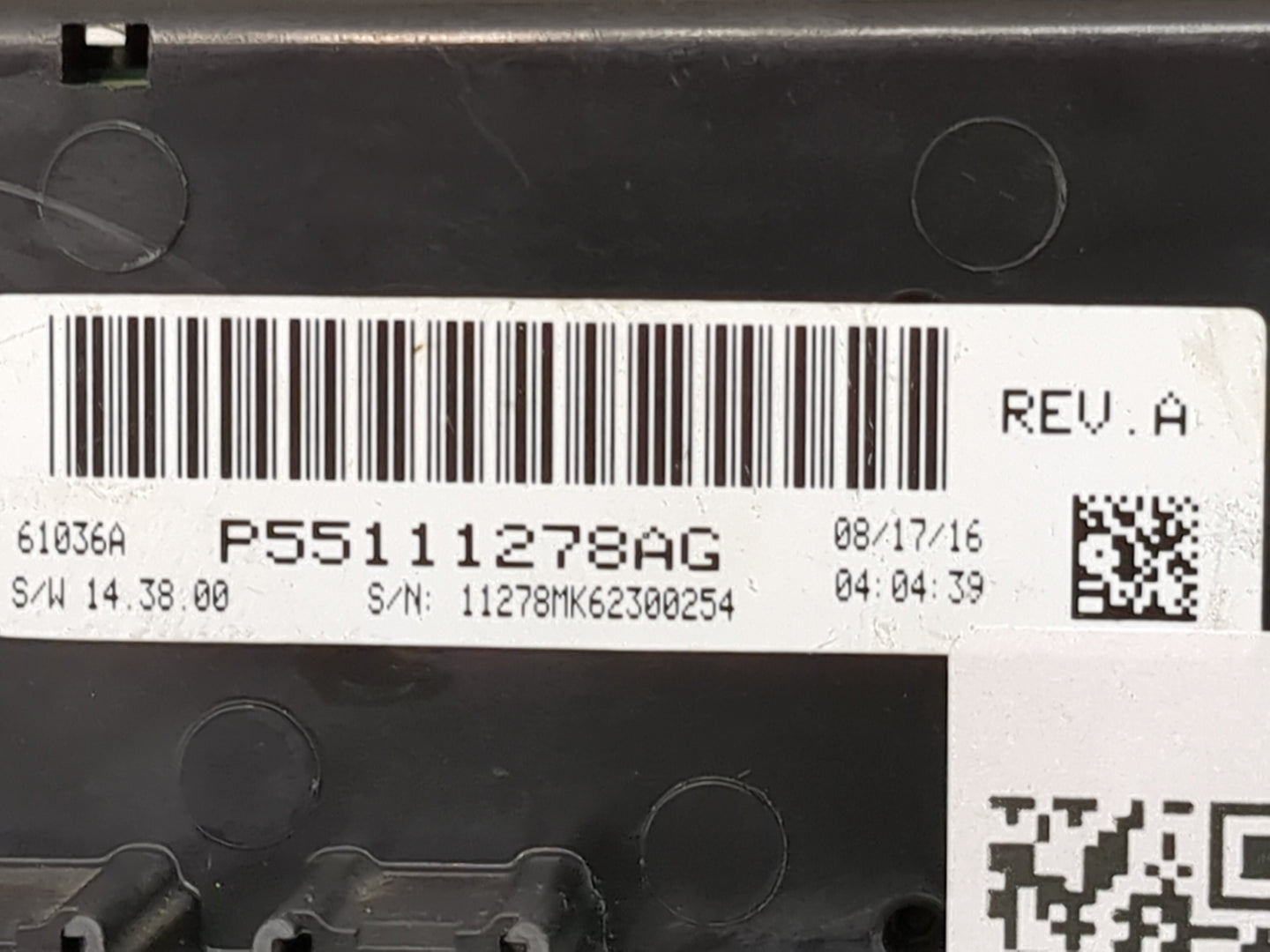 2011-2017 Jeep Patriot Climate Control Module Temperature AC/Heater Replacement P/N:P55111278AG Fits OEM Used Auto Parts - O