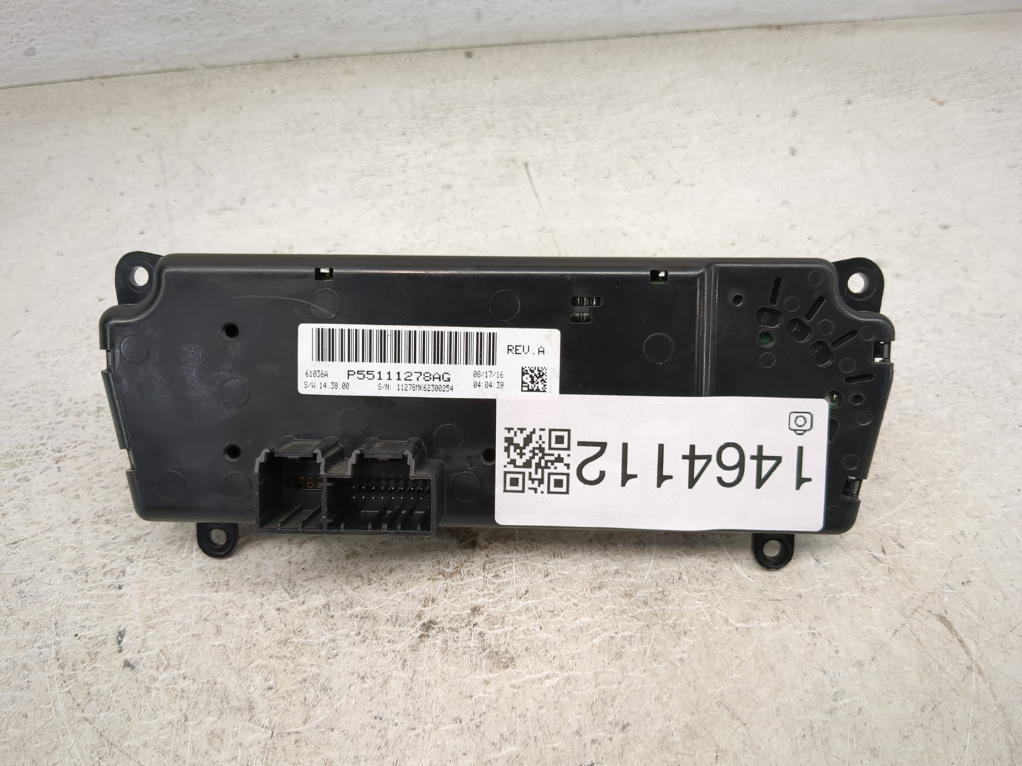2011-2017 Jeep Patriot Climate Control Module Temperature AC/Heater Replacement P/N:P55111278AG Fits OEM Used Auto Parts - O