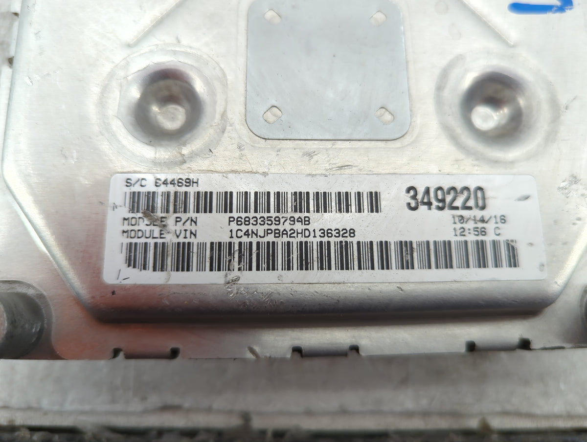 2013-2017 Jeep Patriot PCM Engine Control Computer ECU ECM PCU OEM P/N:P05150941AB T00EM2716D9MX8 Fits OEM Used Auto Parts -