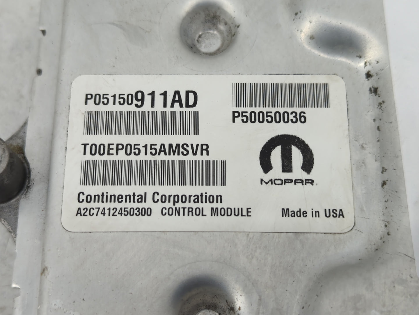 2015-2018 Jeep Renegade PCM Engine Control Computer ECU ECM PCU OEM P/N:05150911AD Fits Fits 2015 2016 2017 2018 OEM Used Au