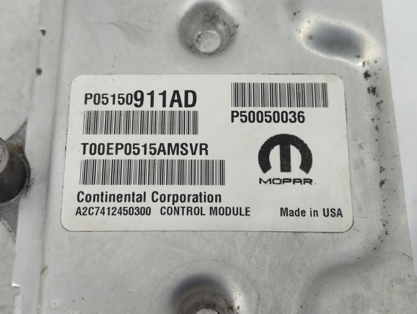 2015-2018 Jeep Renegade PCM Engine Control Computer ECU ECM PCU OEM P/N:05150911AD Fits Fits 2015 2016 2017 2018 OEM Used Au