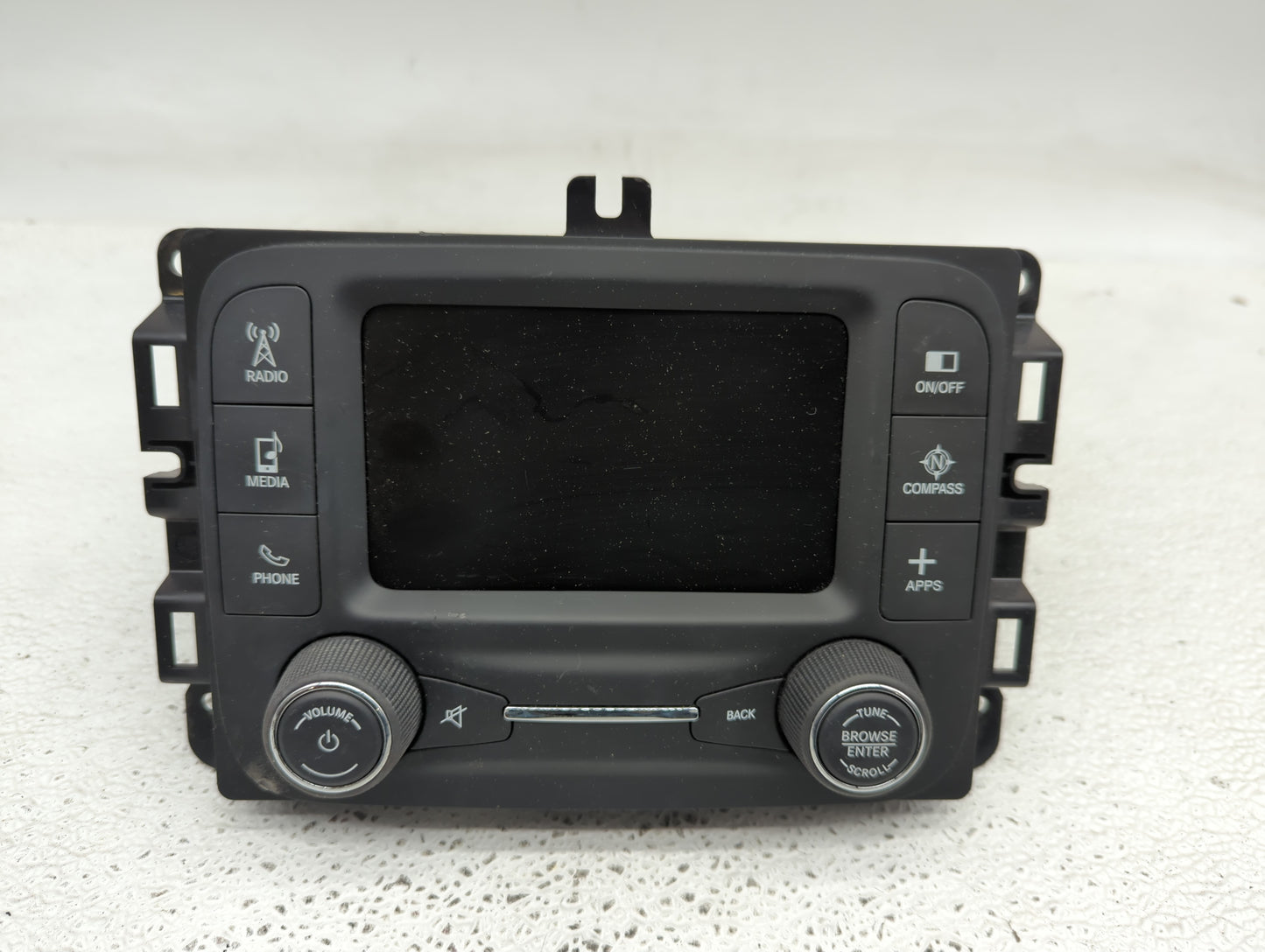 2015-2017 Jeep Renegade Radio AM FM Cd Player Receiver Replacement P/N:07356725020 Fits Fits 2015 2016 2017 OEM Used Auto Pa
