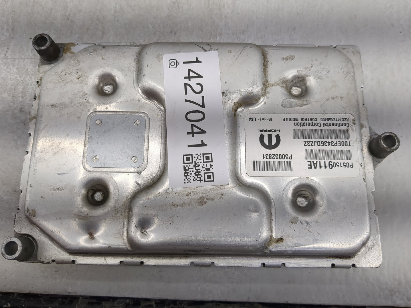 2015-2017 Jeep Renegade PCM Engine Control Computer ECU ECM PCU OEM P/N:P05150911AE P50052831 Fits Fits 2015 2016 2017 OEM U