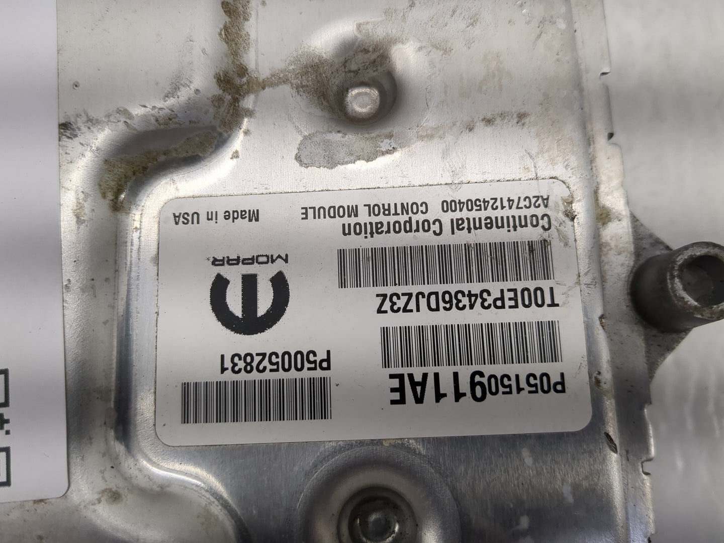 2015-2017 Jeep Renegade PCM Engine Control Computer ECU ECM PCU OEM P/N:P05150911AE P50052831 Fits Fits 2015 2016 2017 OEM U