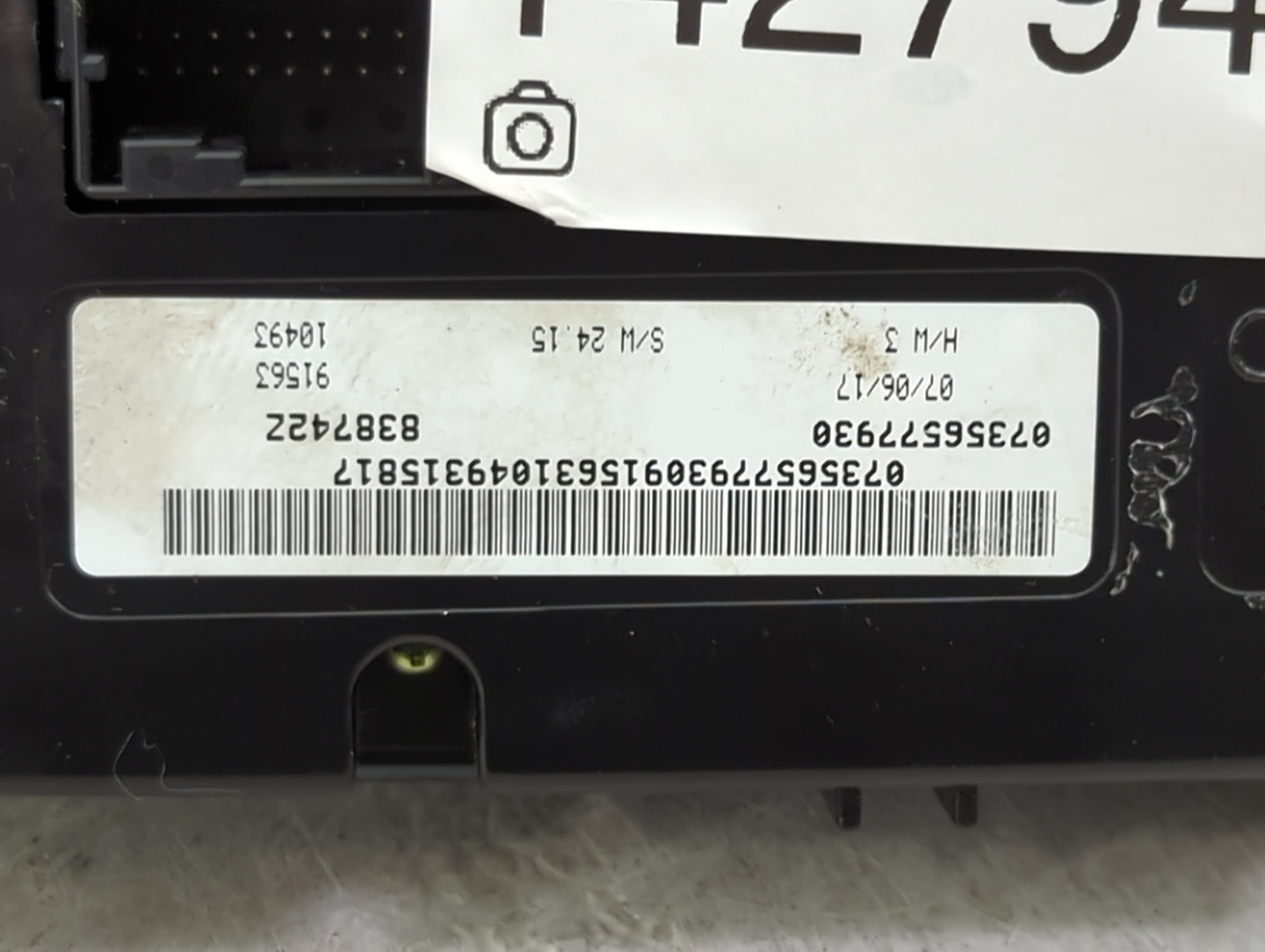 2015-2017 Jeep Renegade Climate Control Module Temperature AC/Heater Replacement P/N:8387422 Fits Fits 2015 2016 2017 OEM Us