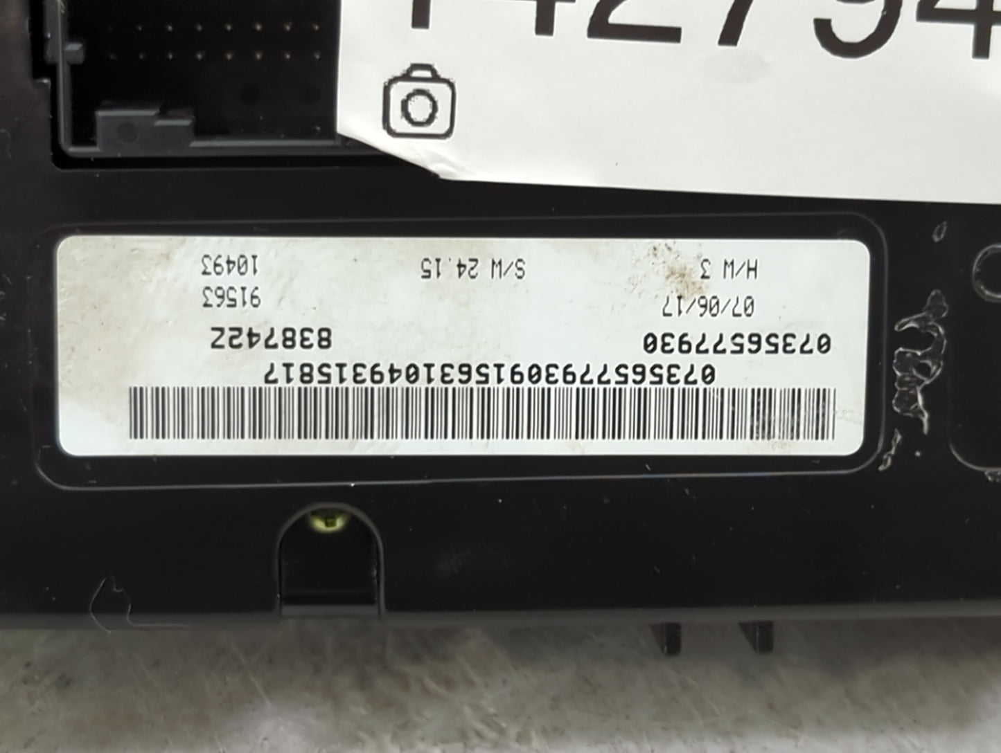 2015-2017 Jeep Renegade Climate Control Module Temperature AC/Heater Replacement P/N:8387422 Fits Fits 2015 2016 2017 OEM Us