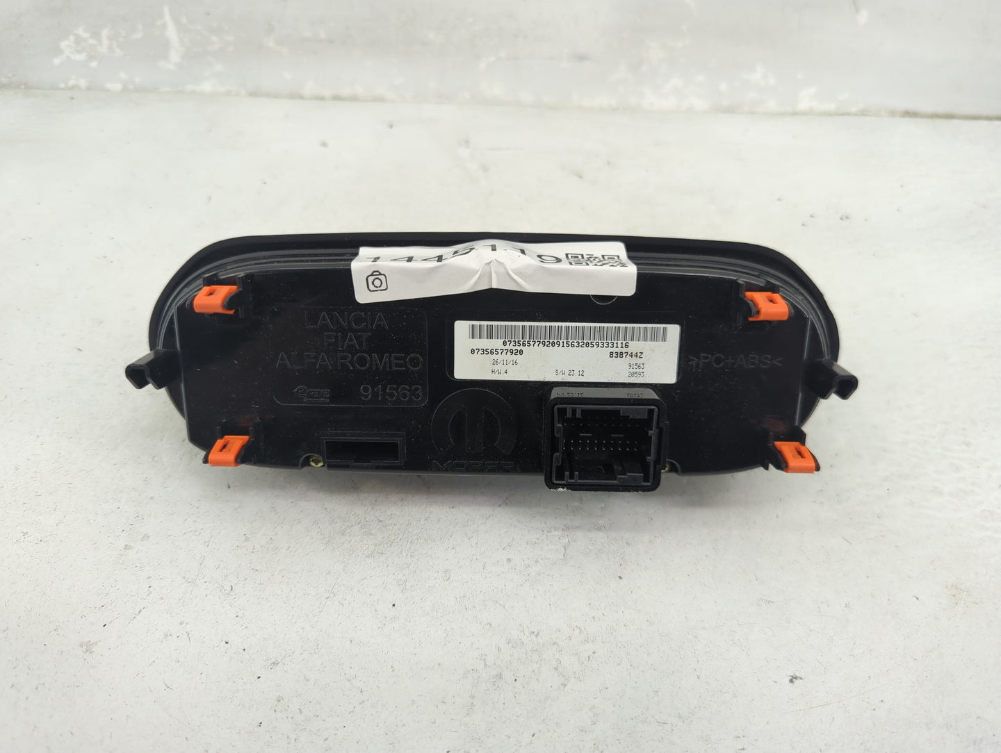 2017 Jeep Renegade Climate Control Module Temperature AC/Heater Replacement P/N:07356577920 838744Z Fits OEM Used Auto Parts