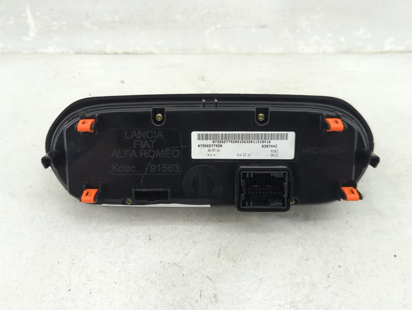 2015-2016 Jeep Renegade Climate Control Module Temperature AC/Heater Replacement P/N:07356577920 838744Z Fits Fits 2015 2016
