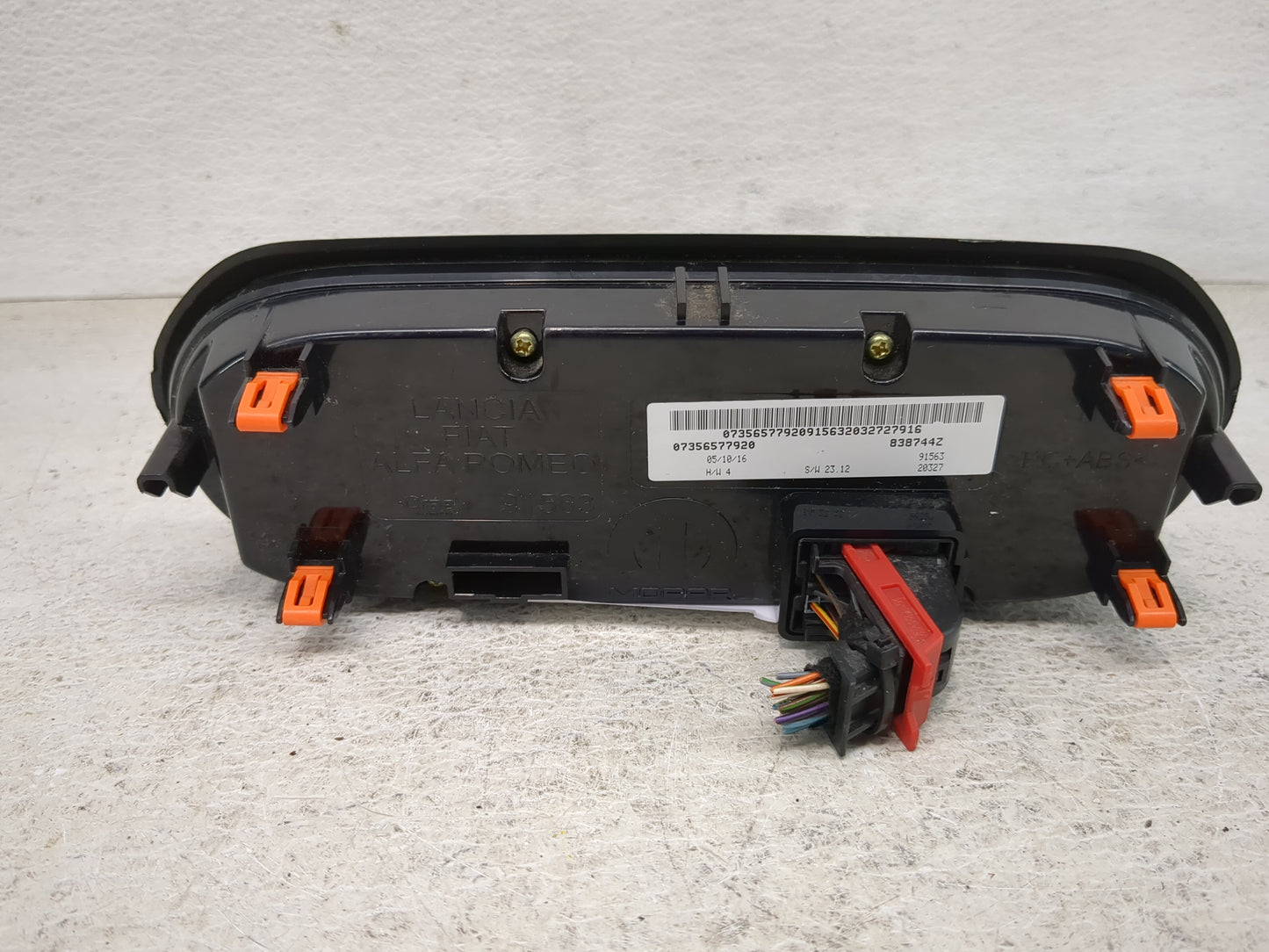 2015-2017 Jeep Renegade Climate Control Module Temperature AC/Heater Replacement P/N:07356577920 838744Z Fits Fits 2015 2016
