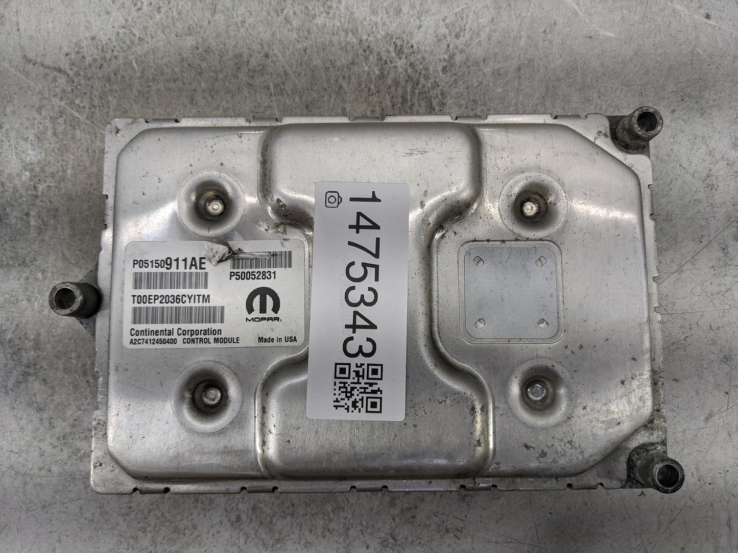 2015-2017 Jeep Renegade PCM Engine Control Computer ECU ECM PCU OEM P/N:P05150911AE P50052831 Fits Fits 2015 2016 2017 OEM U