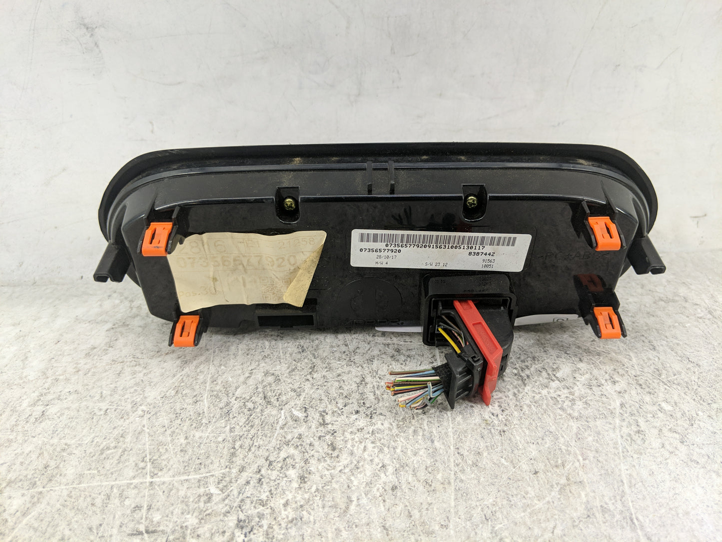 2017 Jeep Renegade Climate Control Module Temperature AC/Heater Replacement P/N:07356577920 838744Z Fits OEM Used Auto Parts