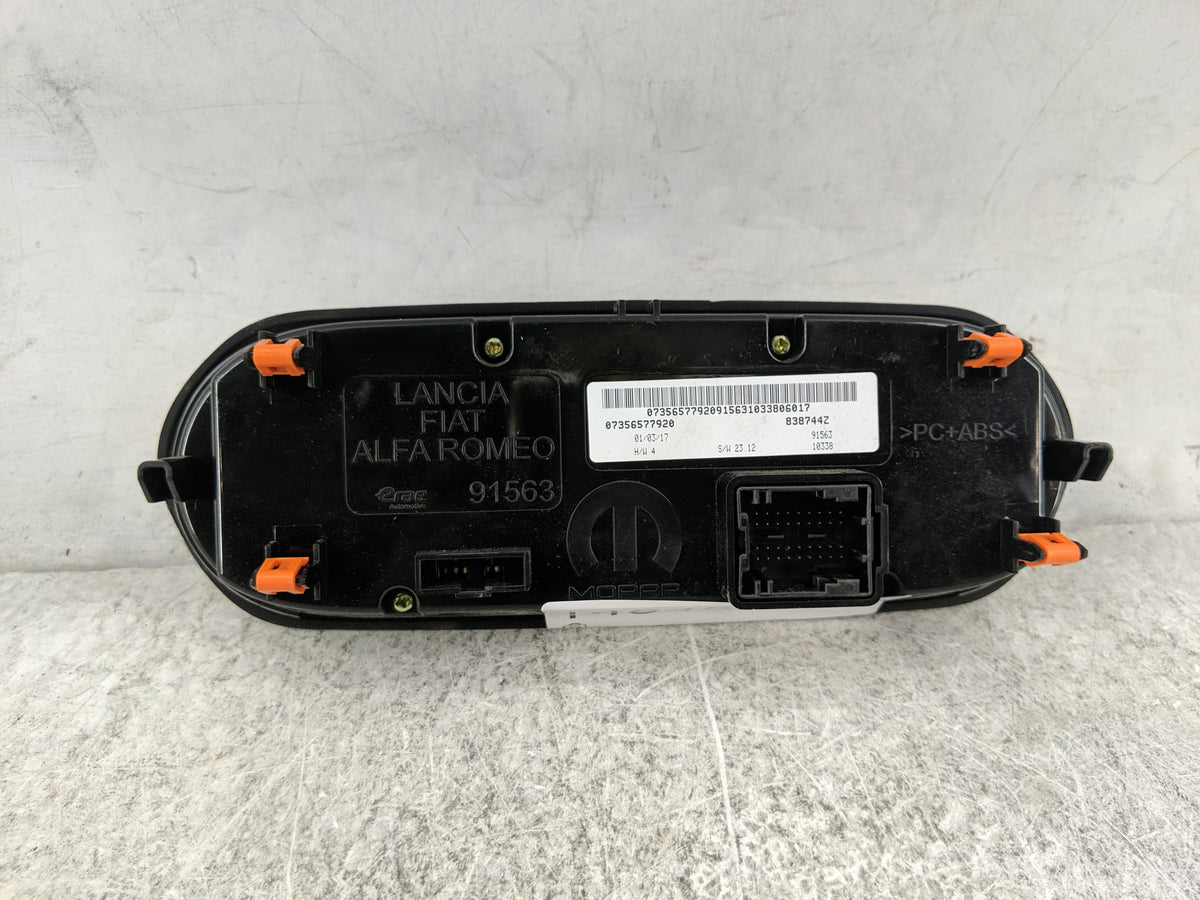 2017 Jeep Renegade Climate Control Module Temperature AC/Heater Replacement P/N:07356577920 838744Z, 91563 Fits OEM Used Aut