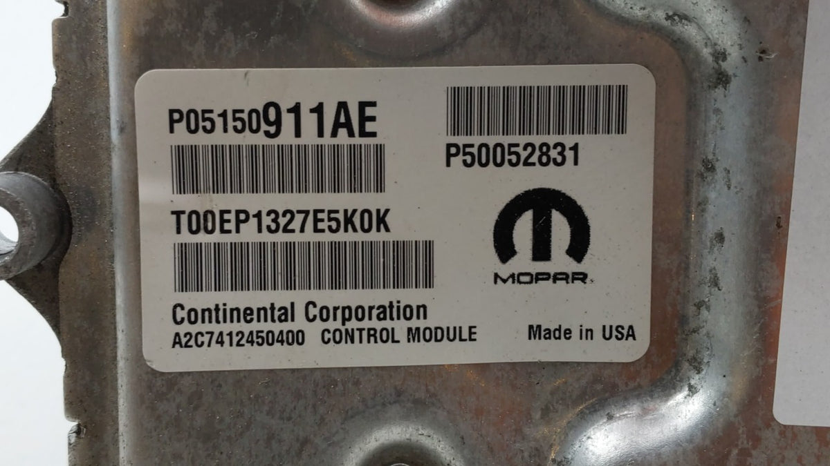 2015-2017 Jeep Renegade PCM Engine Control Computer ECU ECM PCU OEM P/N:P05150911AD P05150911AE Fits 2015 2016 2017 OEM Used