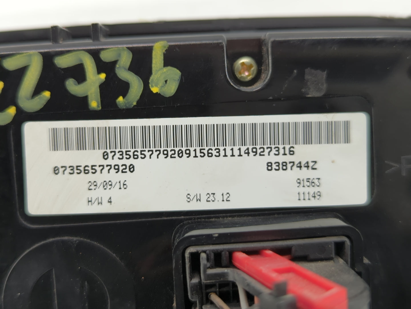 2017 Jeep Renegade Climate Control Module Temperature AC/Heater Replacement P/N:838744Z Fits OEM Used Auto Parts - Oemusedau