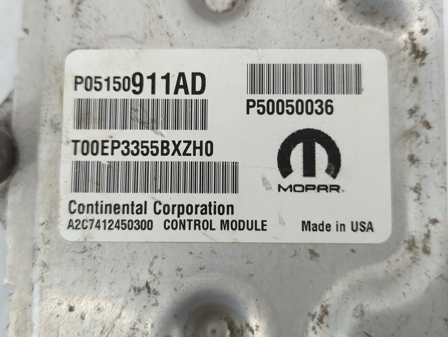 2015-2017 Jeep Renegade PCM Engine Control Computer ECU ECM PCU OEM P/N:P05150911AD P05150911AE Fits Fits 2015 2016 2017 OEM