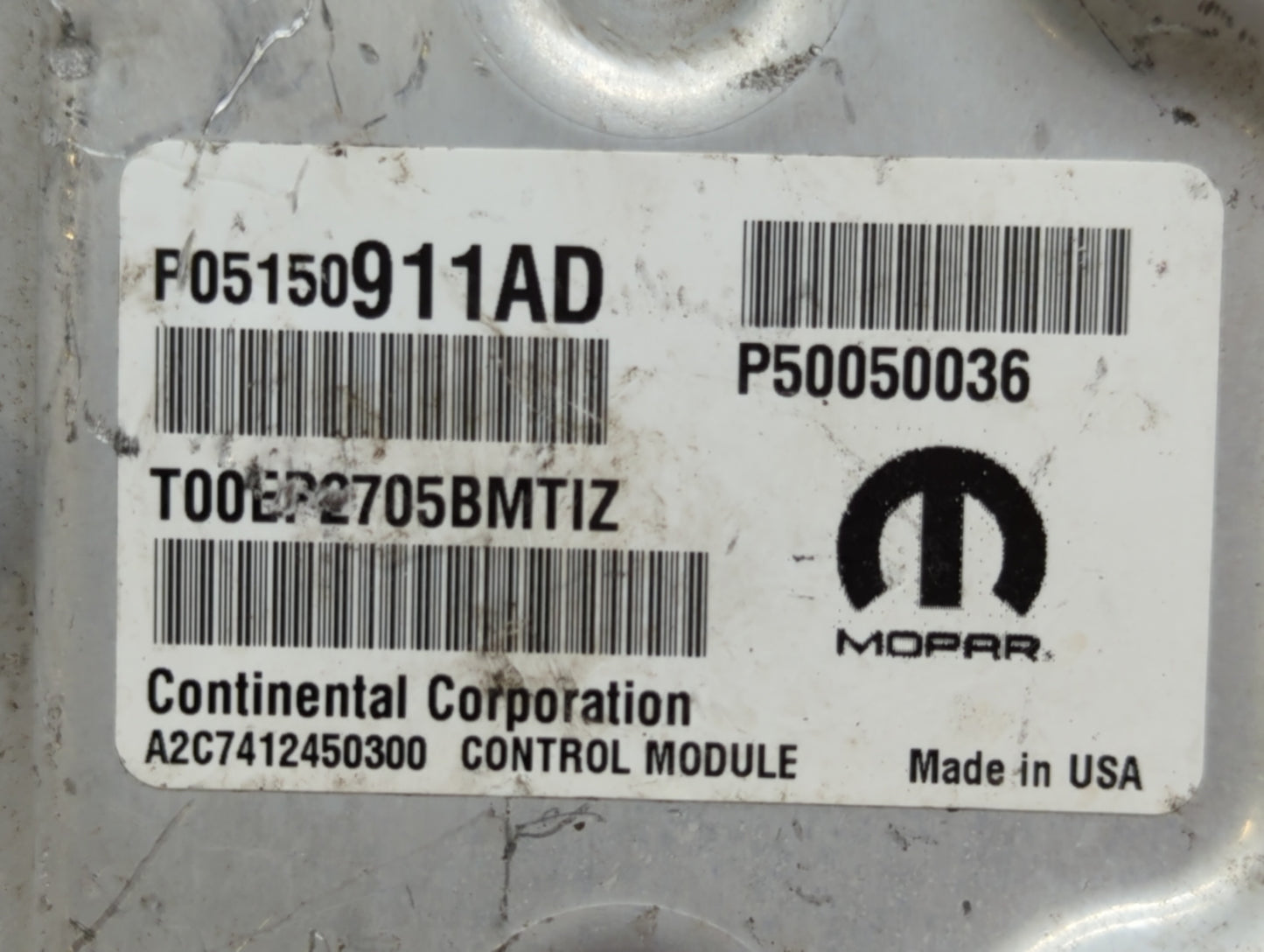 2015-2017 Jeep Renegade PCM Engine Control Computer ECU ECM PCU OEM P/N:P05150911AD P05150911AE Fits Fits 2015 2016 2017 OEM