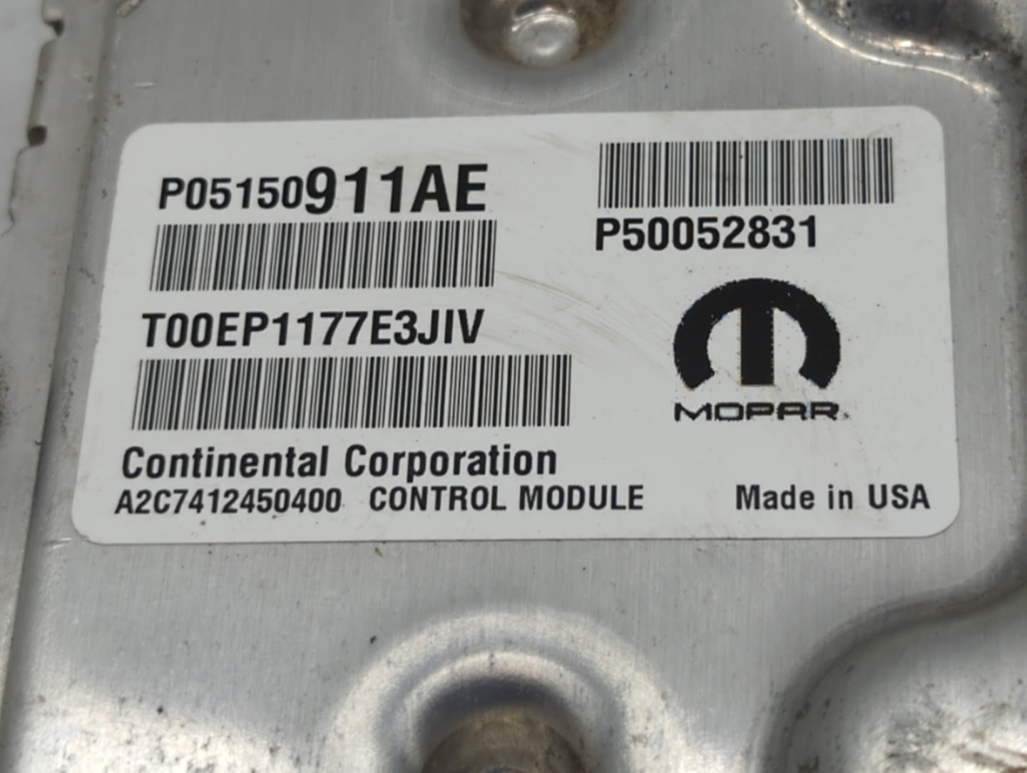 2015-2017 Jeep Renegade PCM Engine Control Computer ECU ECM PCU OEM P/N:P05150911AD P05150911AE Fits Fits 2015 2016 2017 OEM