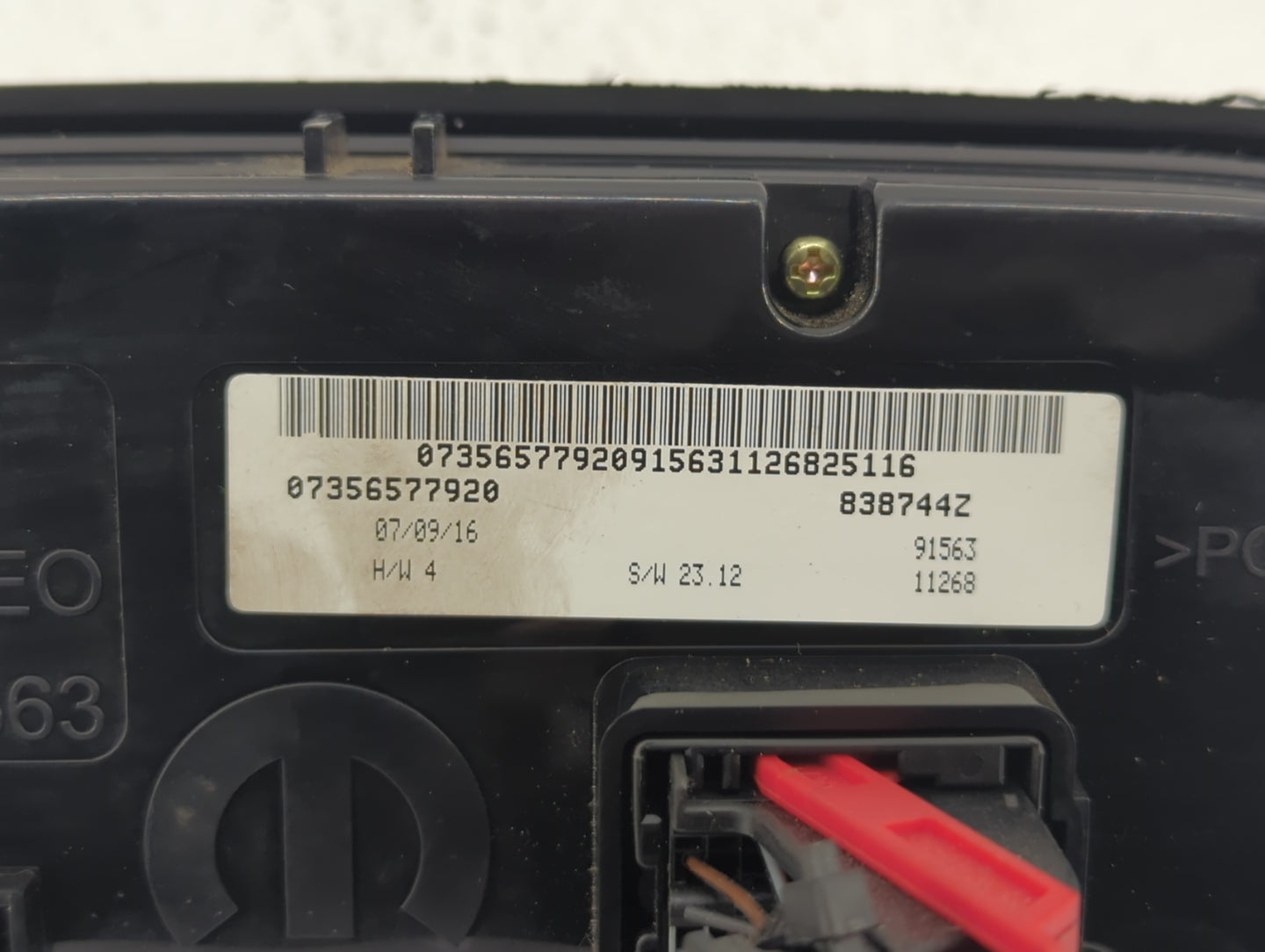 2017 Jeep Renegade Climate Control Module Temperature AC/Heater Replacement P/N:838744Z Fits OEM Used Auto Parts - Oemusedau