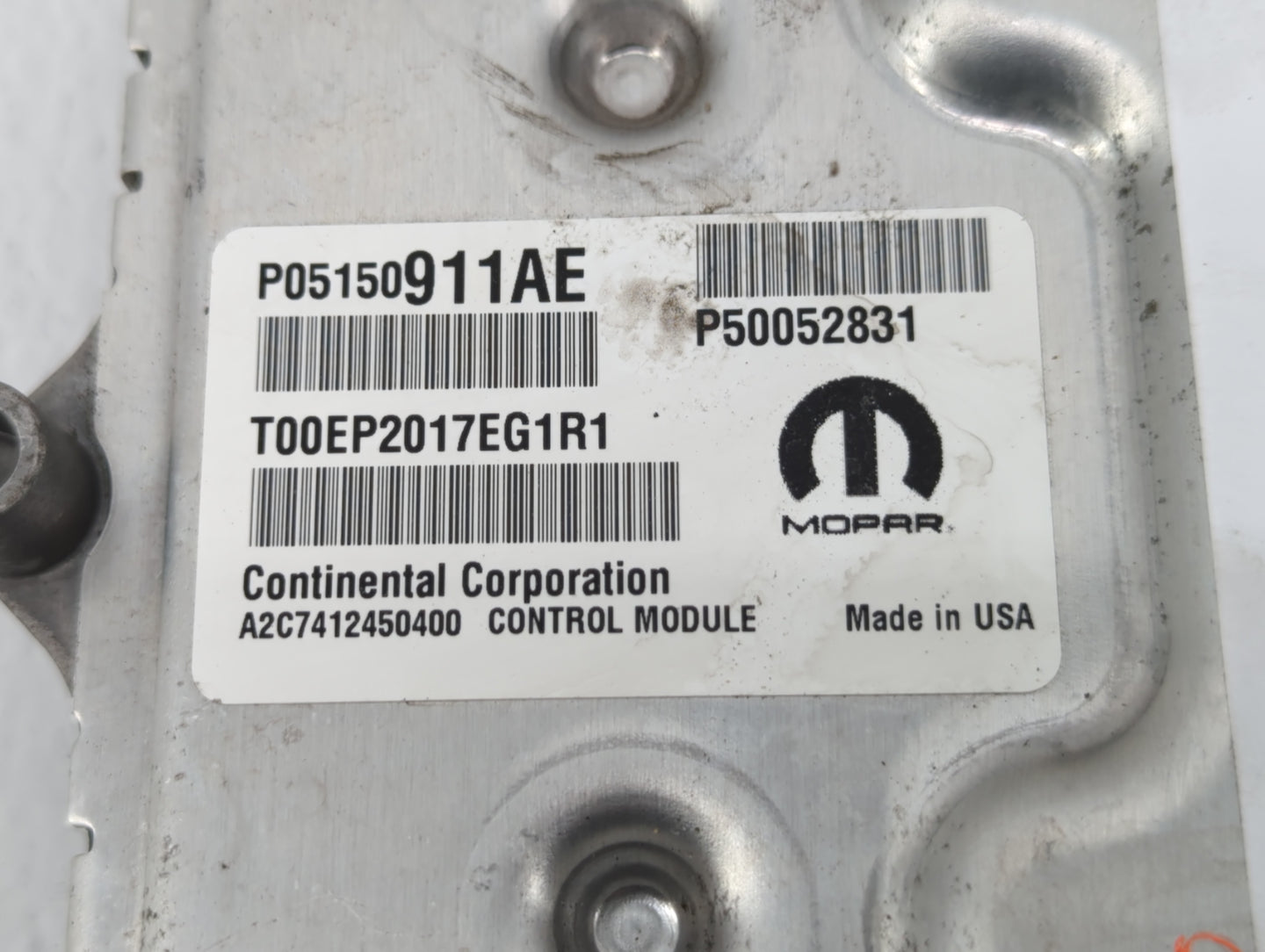 2015-2017 Jeep Renegade PCM Engine Control Computer ECU ECM PCU OEM P/N:P05150911AE Fits Fits 2015 2016 2017 OEM Used Auto P