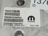 2016-2018 Jeep Wrangler PCM Engine Control Computer ECU ECM PCU OEM P/N:P68317073AC P68259136AB Fits Fits 2016 2017 2018 OEM