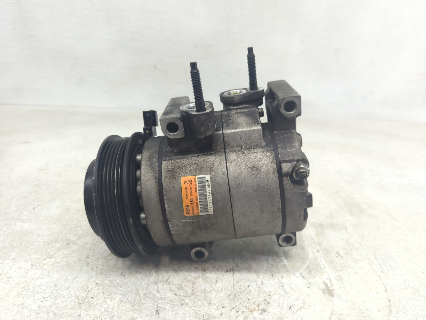 2014-2018 Jeep Wrangler Air Conditioning A/c Ac Compressor Oem - Oemusedautoparts1.com