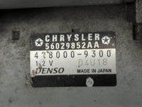 2012-2022 Jeep Wrangler Car Starter Motor Solenoid OEM P/N:428000-9300 56029852AA Fits OEM Used Auto Parts - Oemusedautopart