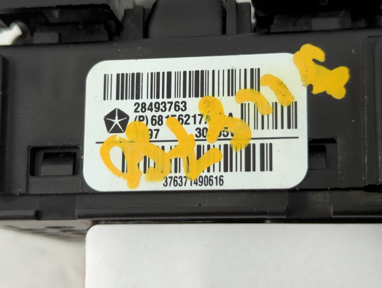 2011-2018 Jeep Wrangler Master Power Window Switch Replacement Driver Side Left P/N:68156217A 28493763 Fits OEM Used Auto Pa