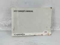 2017 Kia Cadenza Owners Manual Book Guide P/N:HF6O-EU71E OEM Used Auto Parts - Oemusedautoparts1.com