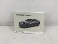 2017 Kia Cadenza Owners Manual Book Guide P/N:HF6O-EU72G OEM Used Auto Parts - Oemusedautoparts1.com