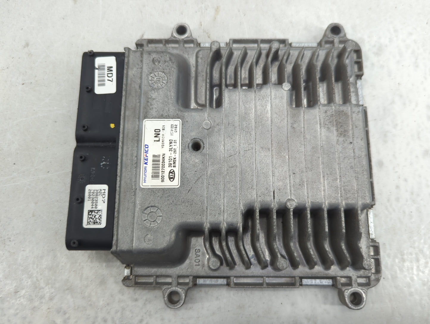 2017-2019 Kia Cadenza PCM Engine Control Computer ECU ECM PCU OEM P/N:39101-3LYN0 9001270034KN, SIM2K-260 Fits Fits 2017 201