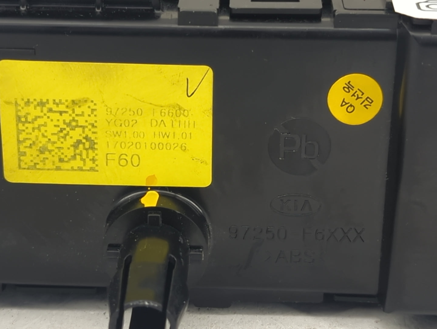 2017-2018 Kia Cadenza Climate Control Module Temperature AC/Heater Replacement P/N:97250F6600 97250-F6XXX Fits Fits 2017 201
