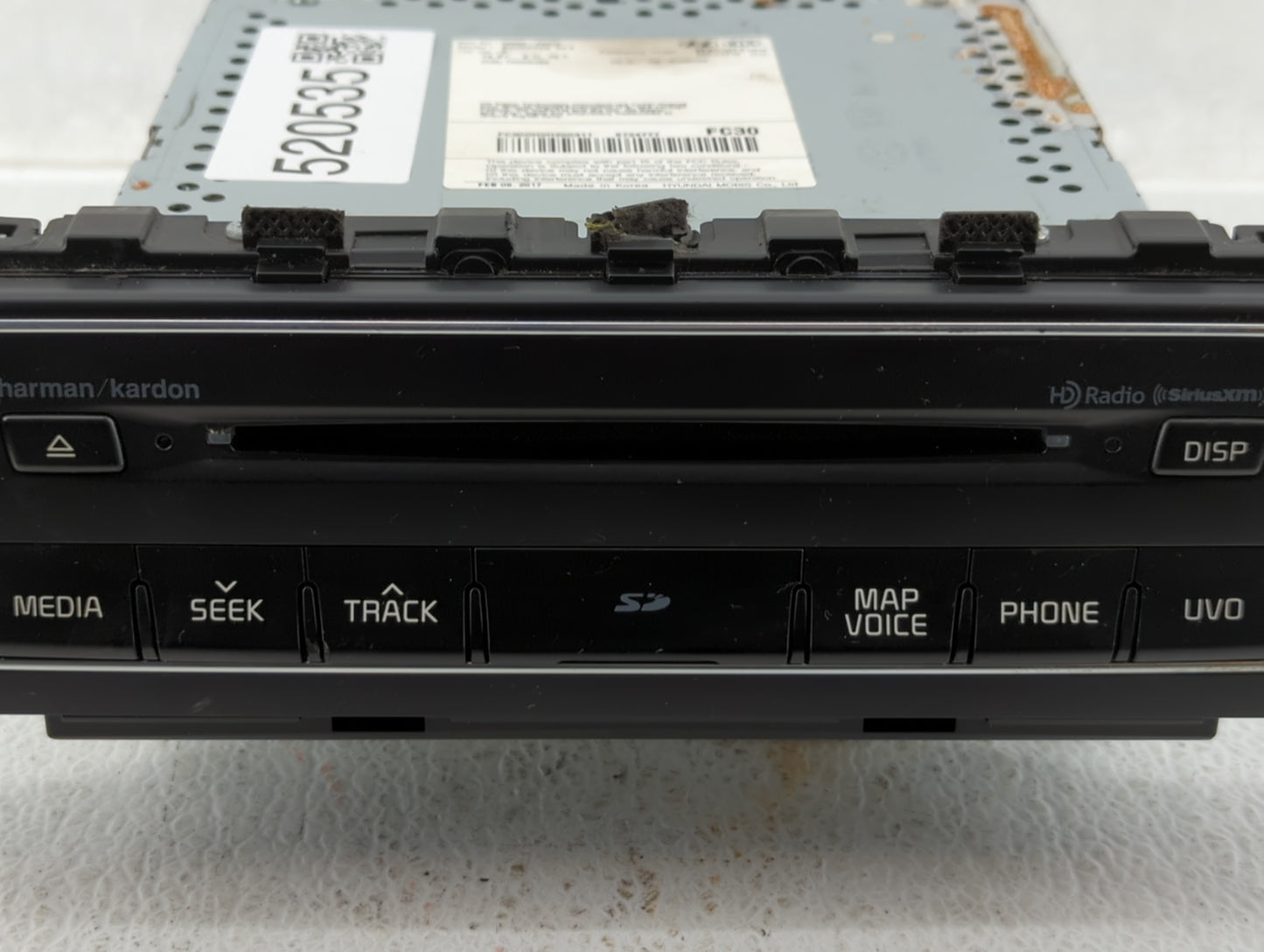 2017-2018 Kia Cadenza Am Fm Cd Player Radio Receiver - Oemusedautoparts1.com
