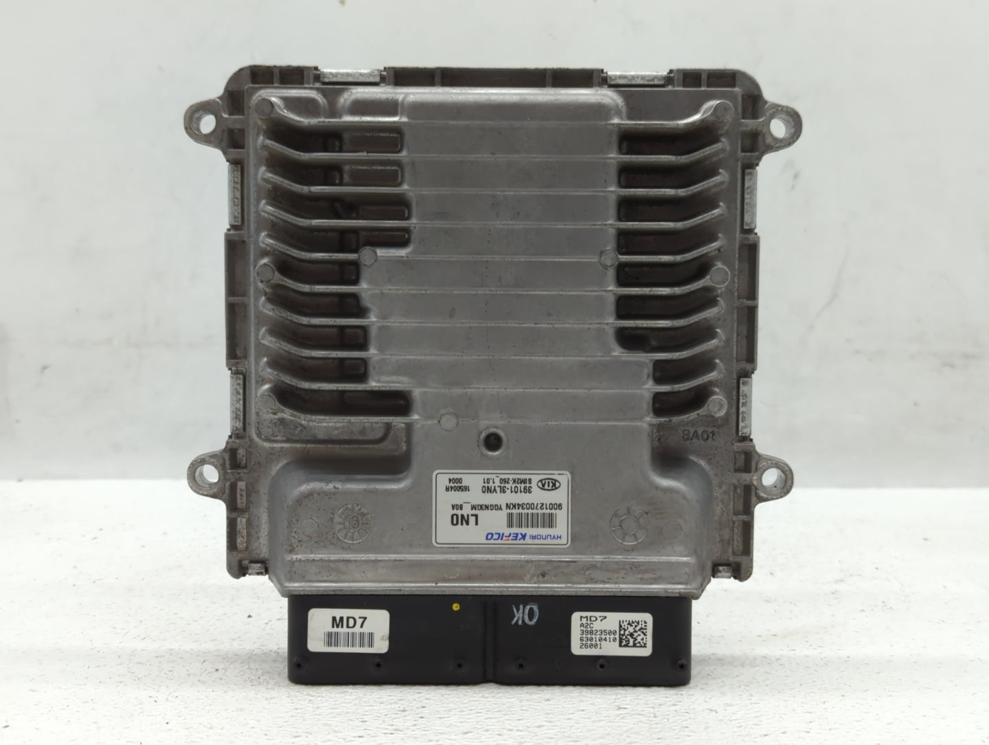 2017-2019 Kia Cadenza PCM Engine Control Computer ECU ECM PCU OEM P/N:39101-3LYN0 Fits Fits 2017 2018 2019 OEM Used Auto Par