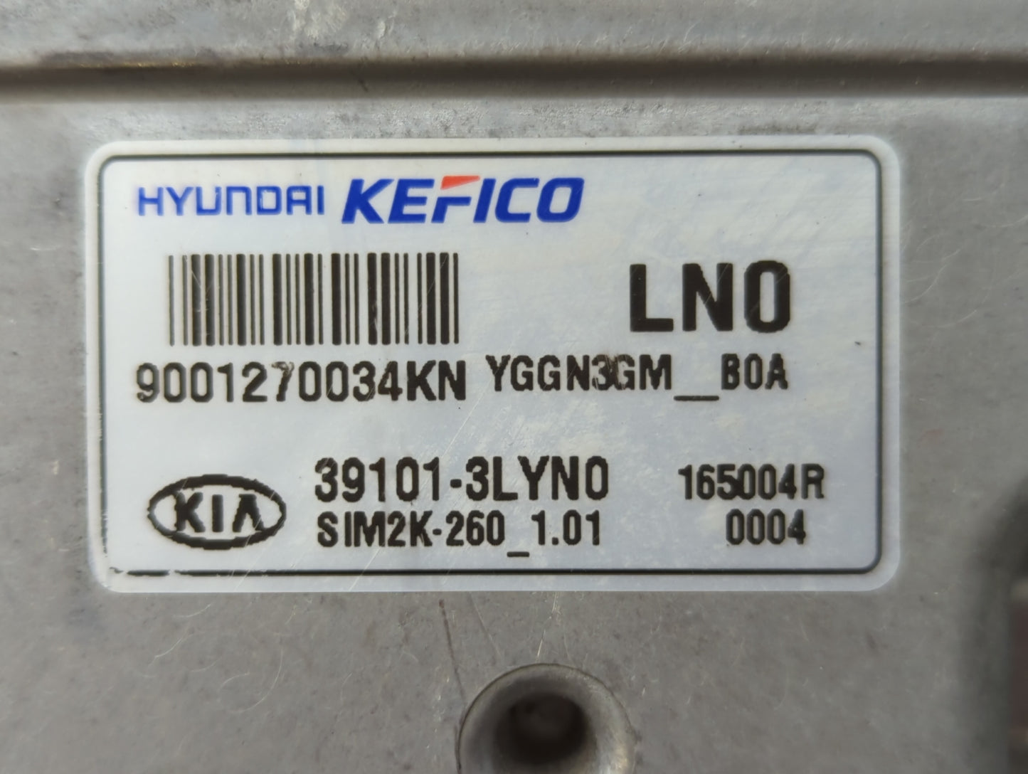 2017-2019 Kia Cadenza PCM Engine Control Computer ECU ECM PCU OEM P/N:39101-3LYN0 Fits Fits 2017 2018 2019 OEM Used Auto Par