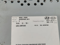 2017-2018 Kia Cadenza Am Fm Cd Player Radio Receiver 549048 - Oemusedautoparts1.com