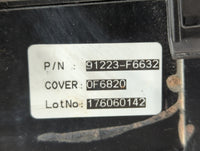 2017-2019 Kia Cadenza Fusebox Fuse Box Panel Relay Module P/N:91223-F6632 Fits Fits 2017 2018 2019 OEM Used Auto Parts - Oem