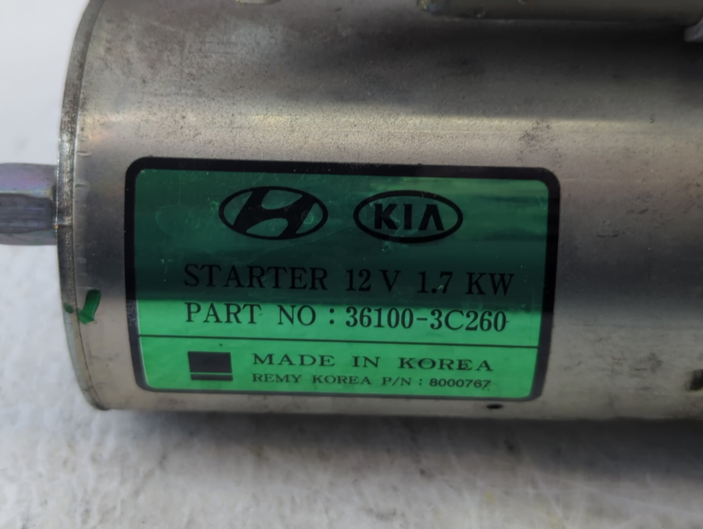 2015-2020 Kia Cadenza Car Starter Motor Solenoid OEM P/N:36100-3C260 Fits Fits 2015 2016 2017 2018 2019 2020 OEM Used Auto P