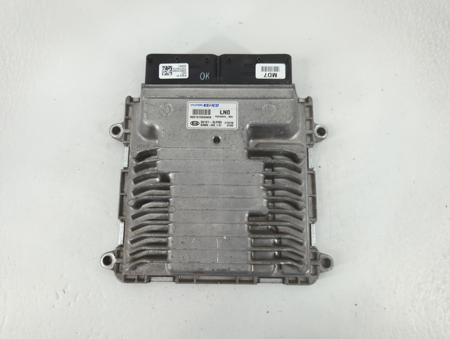 2017-2019 Kia Cadenza PCM Engine Control Computer ECU ECM PCU OEM P/N:39101-3LYN0 Fits Fits 2017 2018 2019 OEM Used Auto Par