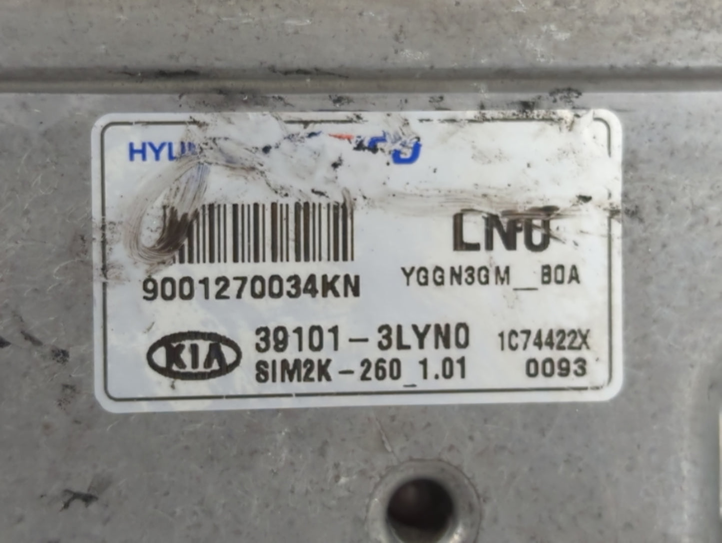 2017-2019 Kia Cadenza PCM Engine Control Computer ECU ECM PCU OEM P/N:39101-3LYN0 Fits Fits 2017 2018 2019 OEM Used Auto Par