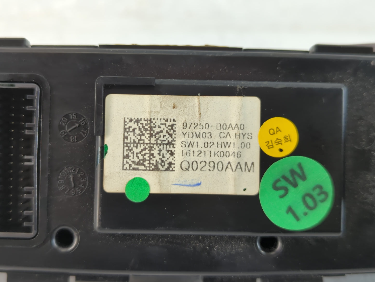2017-2018 Kia Forte Climate Control Module Temperature AC/Heater Replacement P/N:97250-B0AA0 Fits Fits 2017 2018 OEM Used Au
